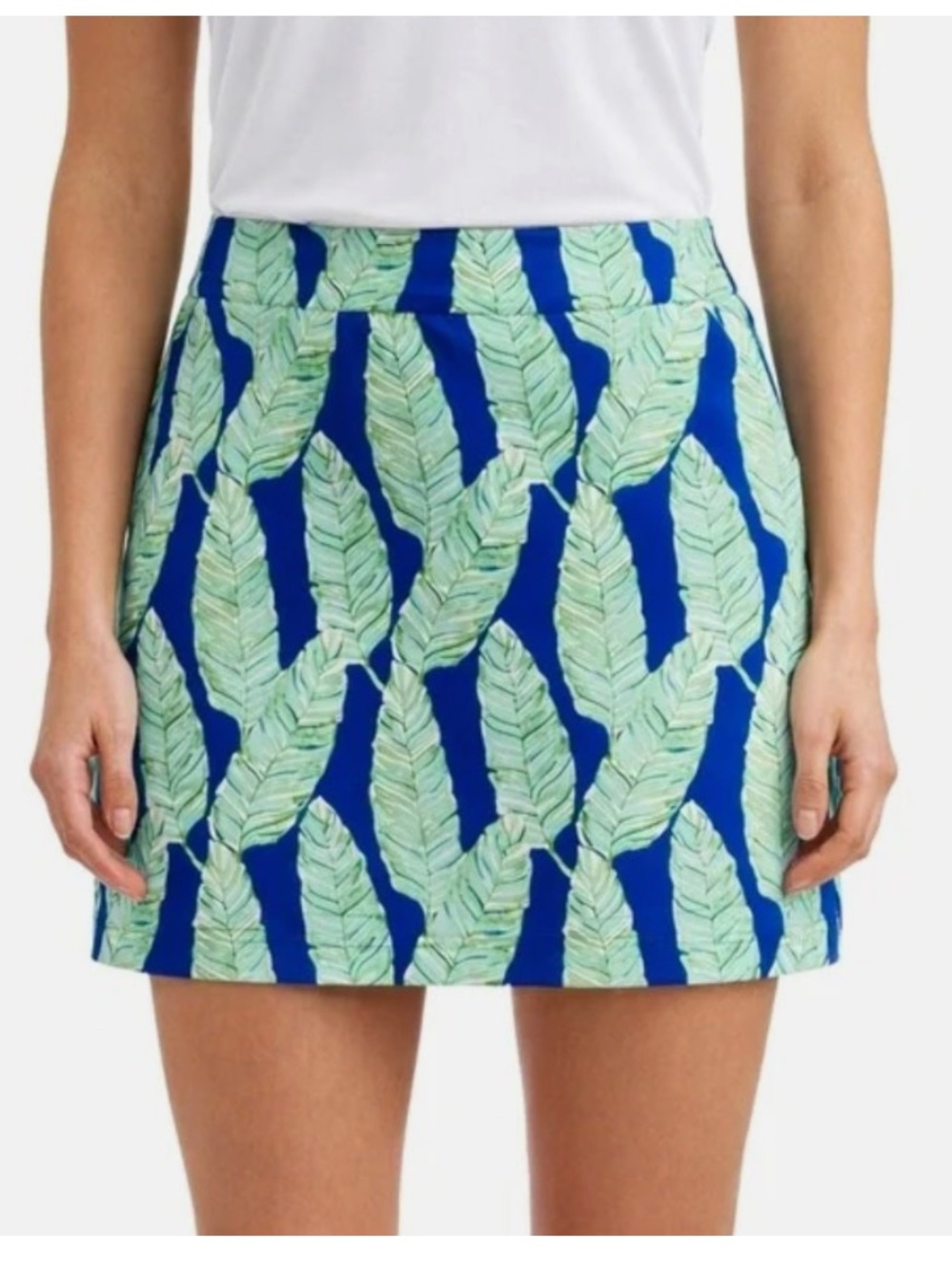 Vineyard Vines Leaf Print Skort